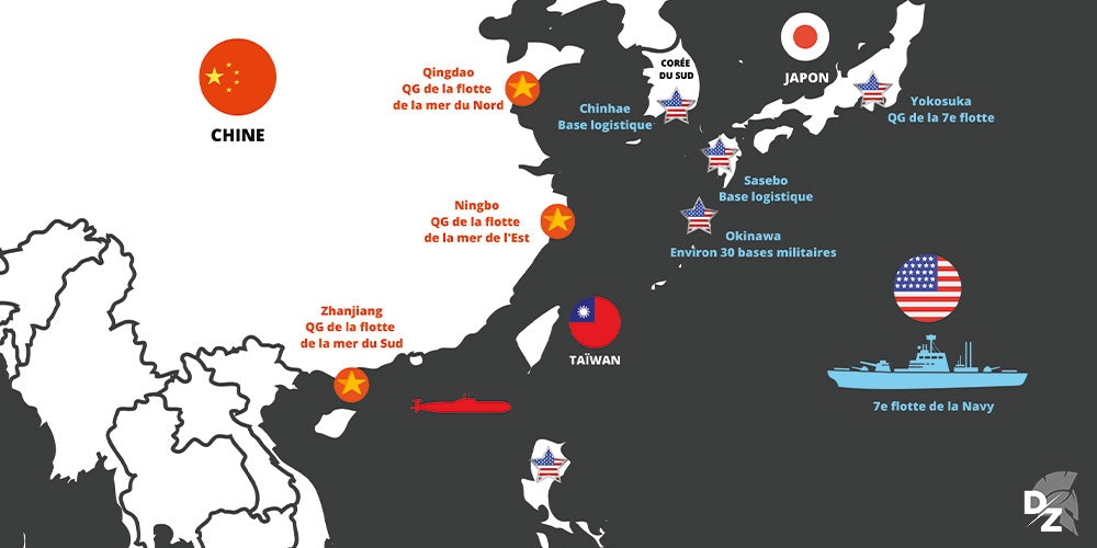 geostratégie détroit Taïwan